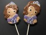 545sp Princess Sofie Face Chocolate or Hard Candy Lollipop Mold